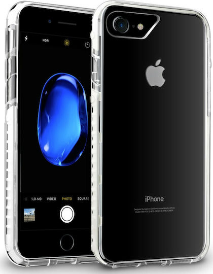 Orzly Fusion Bumper Clear Umschlag Rückseite Silikon Transparent (iPhone SE 2022/2020/8/7)