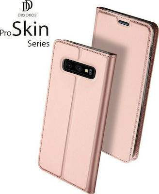 Dux Ducis Skin Pro Buchen Sie Synthetisches Leder Rose Gold (Galaxy S10e)