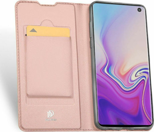 Dux Ducis Skin Pro Book Δερματίνης Ροζ Χρυσό (Galaxy S10e)