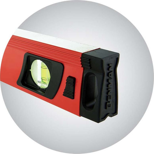 Benman Spirit Level L12 Αλφάδι Αλουμινίου 40εκ. με 2 Μάτια
