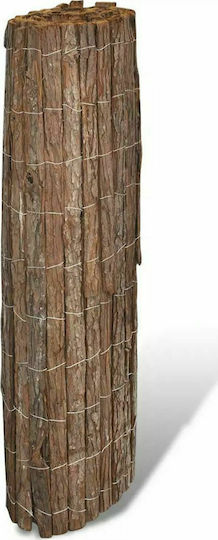 vidaXL Bamboo Fencing from Tree Bark 1x4m