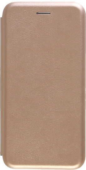 Forcell Book Synthetic Leather Gold (Galaxy S10)