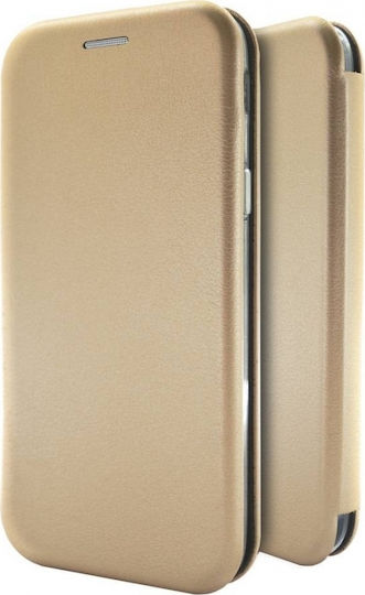 Forcell Book Synthetic Leather Gold (Galaxy S10)