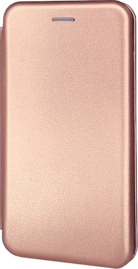 Elegance Book Piele artificială Rose Gold (Galaxy S20+)