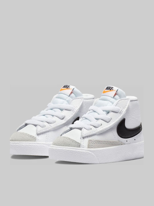 Blazer Mid '77 Παιδικά Sneakers High Λευκά