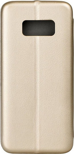 Forcell Elegance Buchen Sie Synthetisches Leder Gold (Huawei Mate 20 Lite)