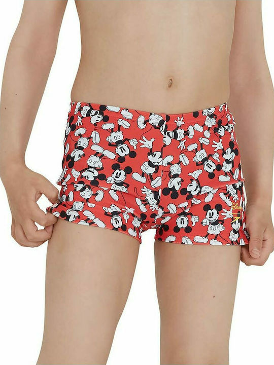 Speedo Essential Kinder Badeanzug Badeshorts Rot