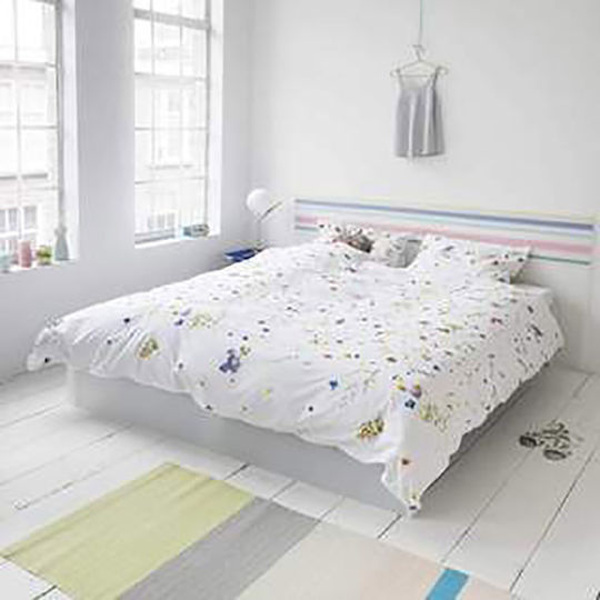 Snurk Flower Fields Set Kids Duvet Cover Single with Pillowcase Multicolored 135x200cm