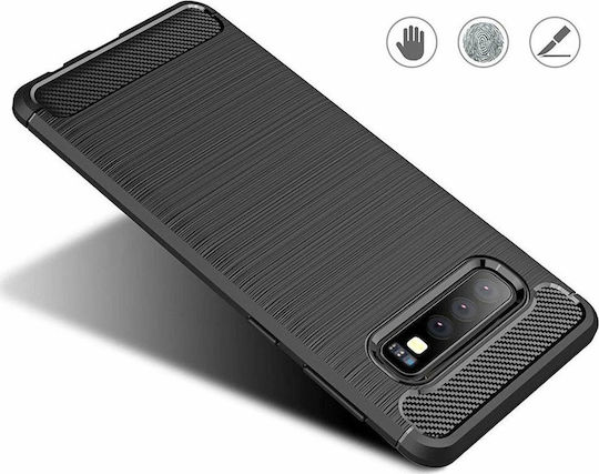 Hurtel Back Cover Silicon Albastru (Galaxy S10)