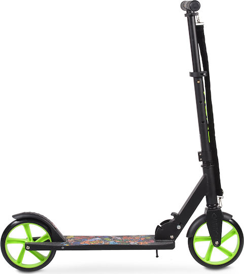 Byox Kids Scooter Foldable Flurry 2-Wheel for 10+ Years Green