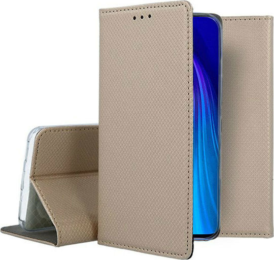 Forcell Book Δερματίνης Χρυσό (Galaxy A70)