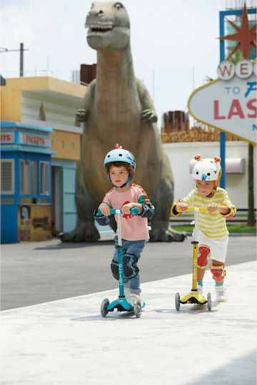 Micro Kids Scooter Mini Deluxe Led 3-Wheel for 2-5 Years Yellow