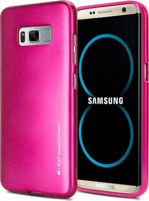 Mercury iJelly Coperta din spate Silicon Fuchsia (Galaxy S8)