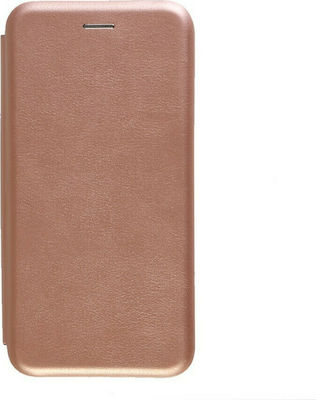 Elegance Synthetic Leather Book Rose Gold (Redmi 8)