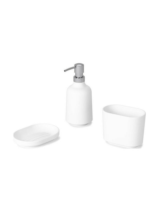 Umbra Step Επιτραπέζιο Dispenser Κεραμικό Λευκό 384ml