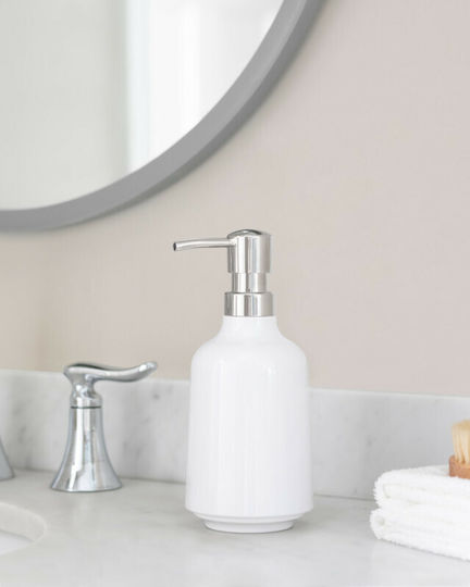 Umbra Step Επιτραπέζιο Dispenser Κεραμικό Λευκό 384ml Umbra Step Επιτραπέζιο Dispenser Κεραμικό Λευκό 384ml