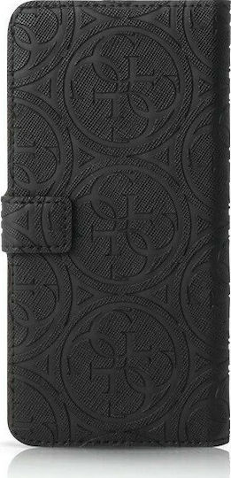 Guess 4G Heritage Book Buchhülle bis 5.2" Schwarz GUE087BLK