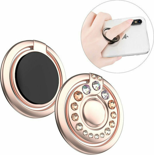 Kingxbar Adore Series Ring Holder Κινητού σε Ροζ χρώμα
