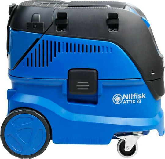 Nilfisk Attix 33-01 IC Staubsauger Flüssigkeiten / Feststoffe 1400W mit Kunststoff Behälter 30Es