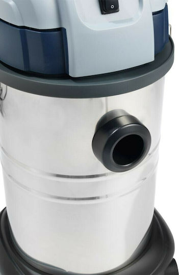 Nilfisk VL 100-35 EU GO Σκούπα Υγρών / Στερεών 1000W με Ανοξείδωτο Κάδο 35lt