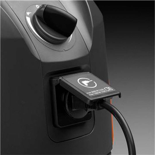 Husqvarna Staubsauger Flüssigkeiten / Feststoffe 1200W mit Kunststoff Behälter 25Es