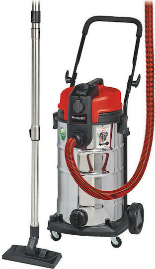 Einhell Tevc 2340 Sac Staubsauger Flüssigkeiten / Feststoffe 1200W mit Edelstahl Behälter 40Es