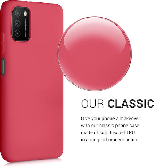 KWmobile TPU Back Cover Silicon Roșu (Poco M3 / Redmi 9T)