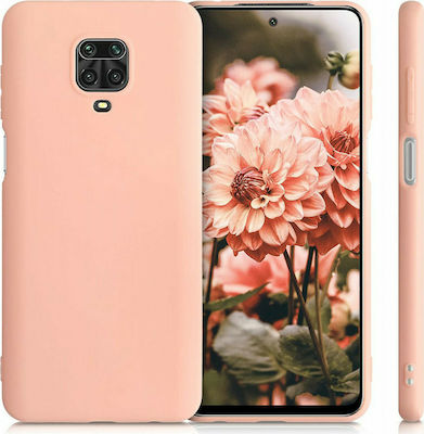 KWmobile Umschlag Rückseite Silikon Rosa (Redmi Note 9S / 9 Pro / 9 Pro Max) 52140.199