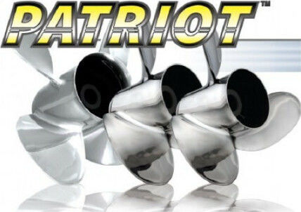Eval Boat Propeller Patriot Stainless Steel Propeller 13-1/4 x 17