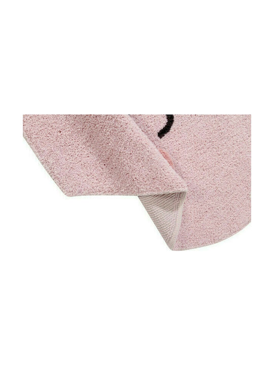 Lorena Canals Handmade Kids Cotton Rug Happy Heart Hearts 90x105cm