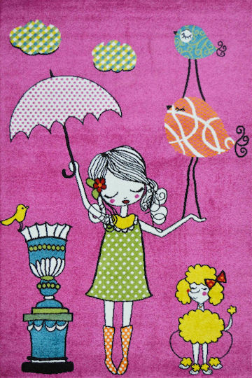 Tzikas Carpets 20715-055 Kinder Teppich Fuchsie 160x230cm