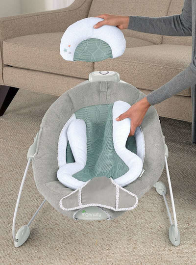 Ingenuity Electric Baby Relax DreamComfort SmartBounce with Music and Vibration Pemberton for Child up to 9kg