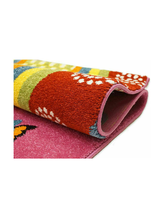 Tzikas Carpets 15185-055 Παιδικό Χαλί Φούξια 133x190cm Πάχους 13mm