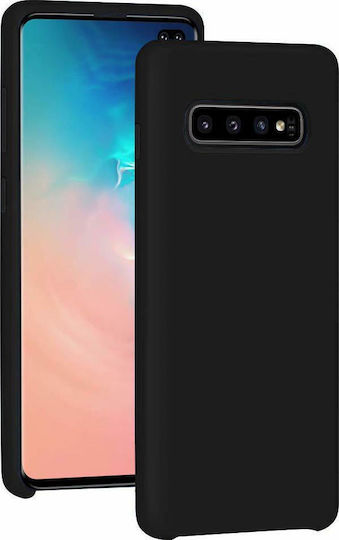 Forcell Back Cover Silicon Negru (Galaxy S10)