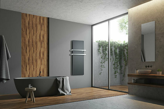 Radialight Radialight Elektrische Handtuchheizkörper mit Glasfront 750W 95x45cm Graue