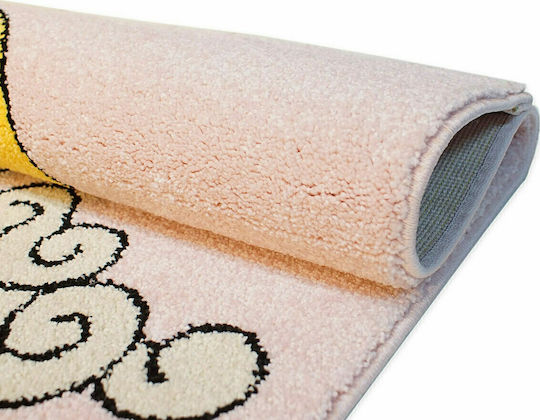 Pic Kinder Teppich Einhorn Rosa 120x180cm