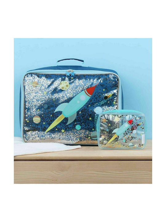 A Little Lovely Company Glitter Space Син 1бр