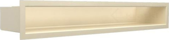 Kratki Rectangular Fireplace Air Shutter Beige 80x9cm