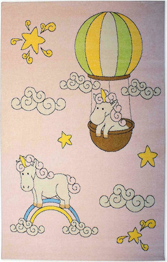 Pic Kinder Teppich Einhorn Rosa 160x230cm Pic Kinder Teppich Einhorn Rosa 160x230cm