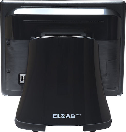 Elzab All-In-One POS System Schreibtisch POS P12+ mit Bildschirm 15"