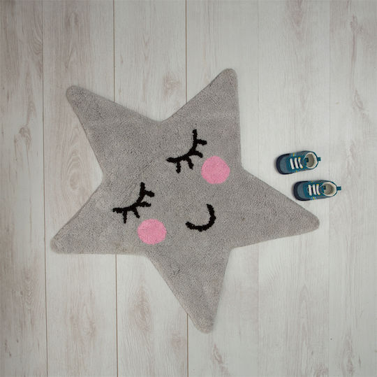 Sass & Belle Kids Cotton Rug Sweet Dreams Star Stars 70x67cm