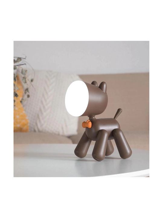Allocacoc Παιδικό Διακοσμητικό Φωτιστικό Puppylamp Λευκό 15x9x21εκ.