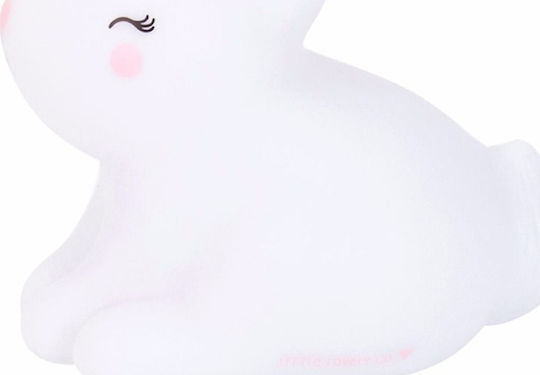 A Little Lovely Company Led Kids Decorative Lamp Bunny with Color Changes White