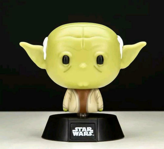 Paladone Kinder Dekorative Lampe Star Wars Yoda Grün 10εκ.