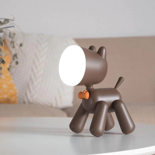 Allocacoc Kinder Dekorative Lampe Puppy Braun 15x9x21εκ. Allocacoc Kinder Dekorative Lampe Puppy Braun 15x9x21εκ.