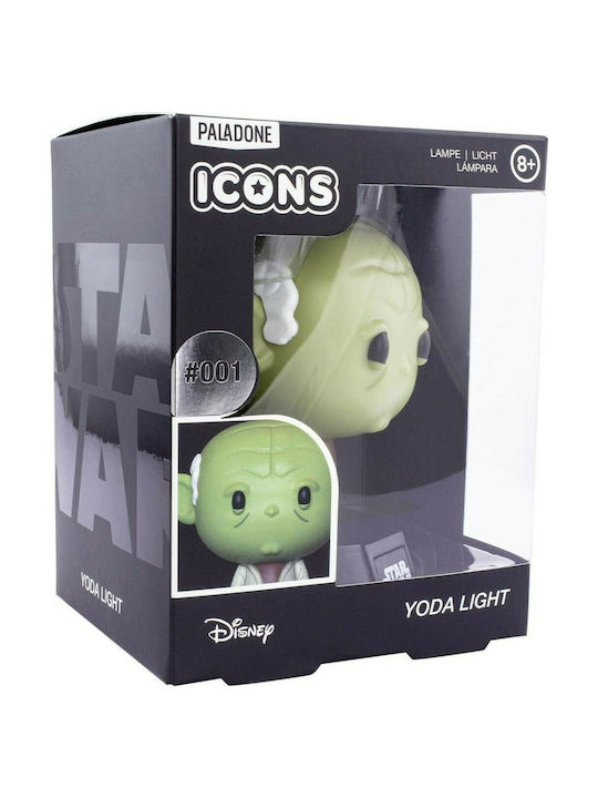 Paladone Kids Decorative Lamp Star Wars Yoda Green 10εκ.