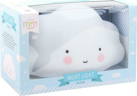 A Little Lovely Company Led Kids Decorative Lamp Cloud with Color Changes White 14.6x13.2x24.5εκ.
