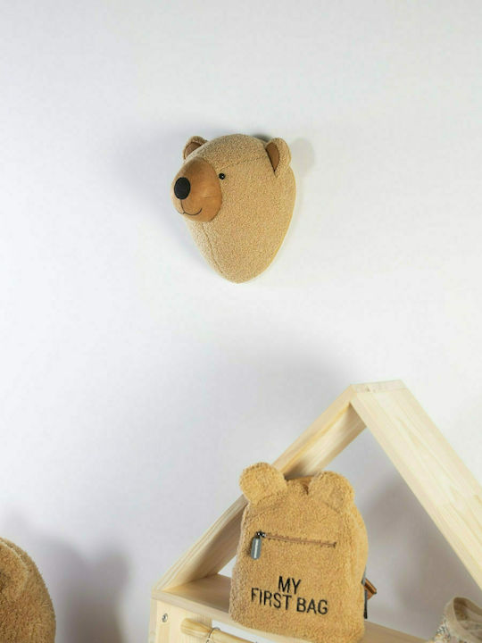Childhome Kids Decorative Animal Bust Animals Brown made of Fabric Teddy Bear 29x20x31εκ.