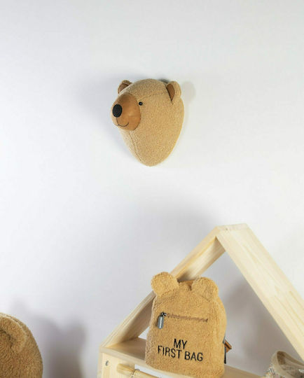 Childhome Kids Decorative Animal Bust Animals Brown made of Fabric Teddy Bear 29x20x31εκ.