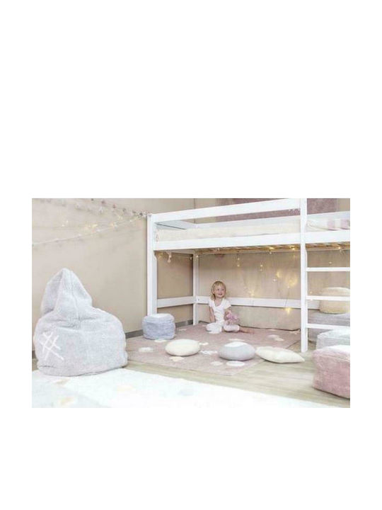 Lorena Canals Rotund Pernă decorativă pentru copii Bonbon Vanilie albă D30buc